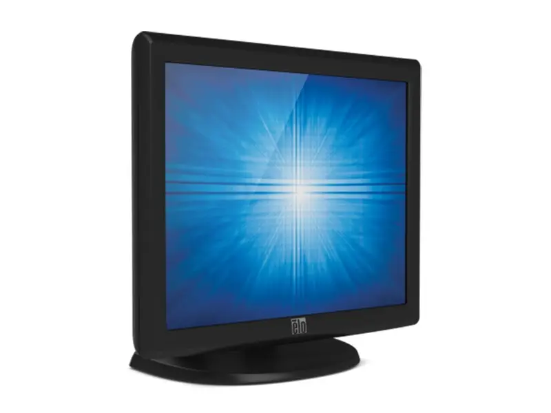 Seitenansicht Elo 1723L 17 Zoll Touchscreen-Monitor schwarz