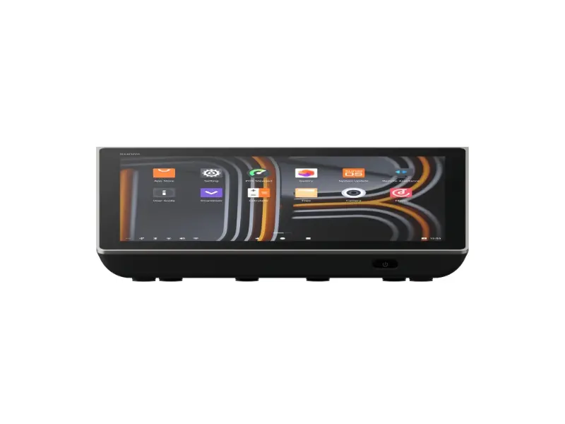 Moderner Ultrakurzdistanz-Laserprojektor mit Display