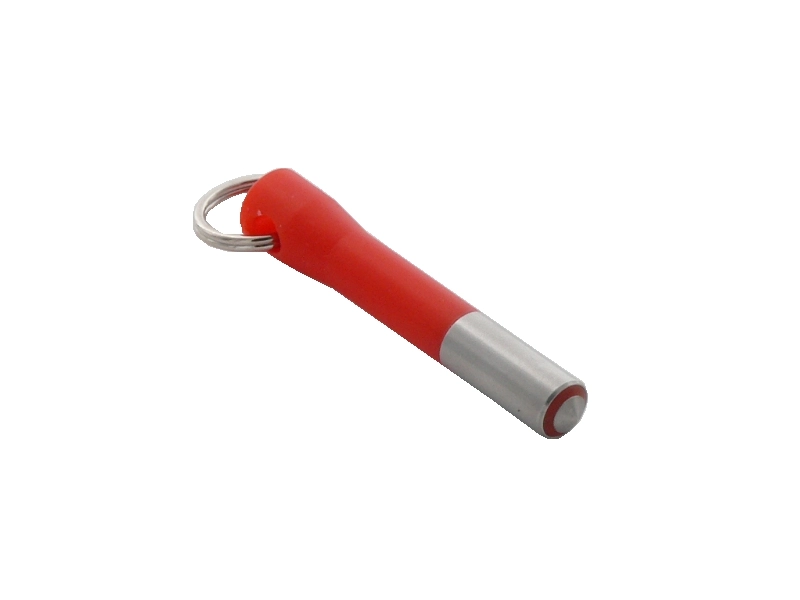 Red Addimat waiter key with metal ring and fixed serial no. 60.080, waterproof and break-resistant for secure POS access in restaurants and hotels