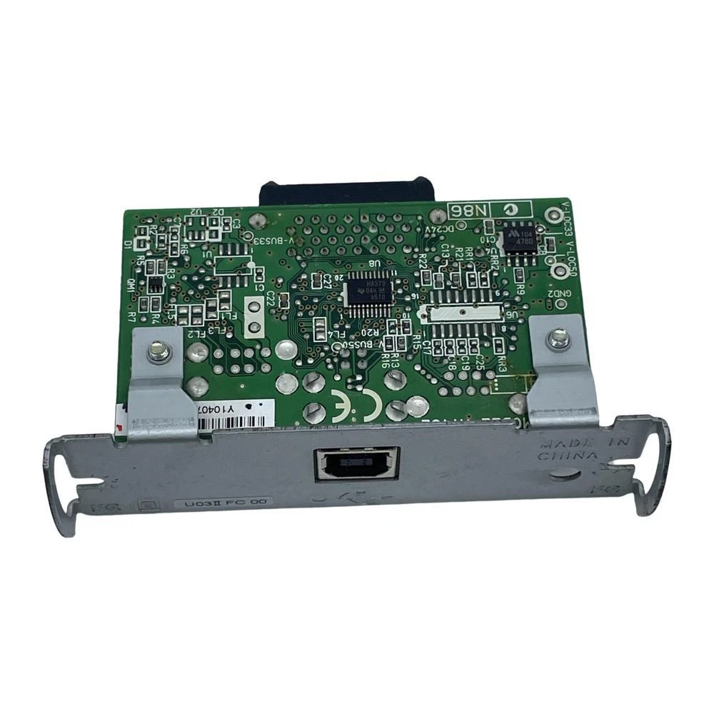 Used, tested Epson UB-U03II USB interface card for Epson receipt printers, compatible with TM-T88, TM-H5000, TM-J and TM-U models