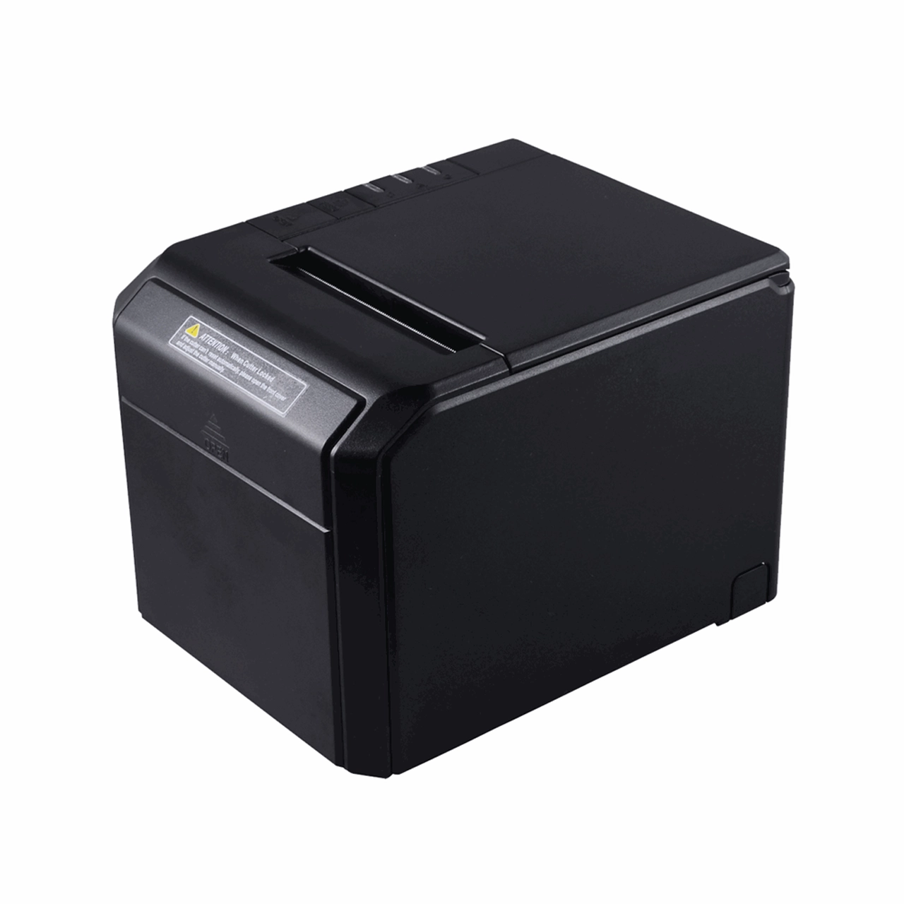Schwarzer 80-mm-Bondrucker als Zubehör für MagicPOS Handel Kasse 15 Zoll Touch MegaSetplus mit Scanner, Kassenlade, Software und TSE