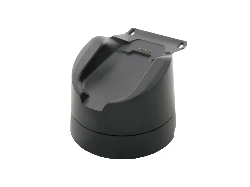 Schwarze Ladeschale für mobilen Handscanner
