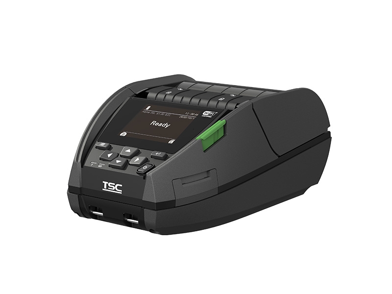 Mobiler Beleg- und Etikettendrucker TSC Alpha-30L, 80mm, 203dpi, USB-C + Bluetooth (iOS), linerless, A30L-A001-0012