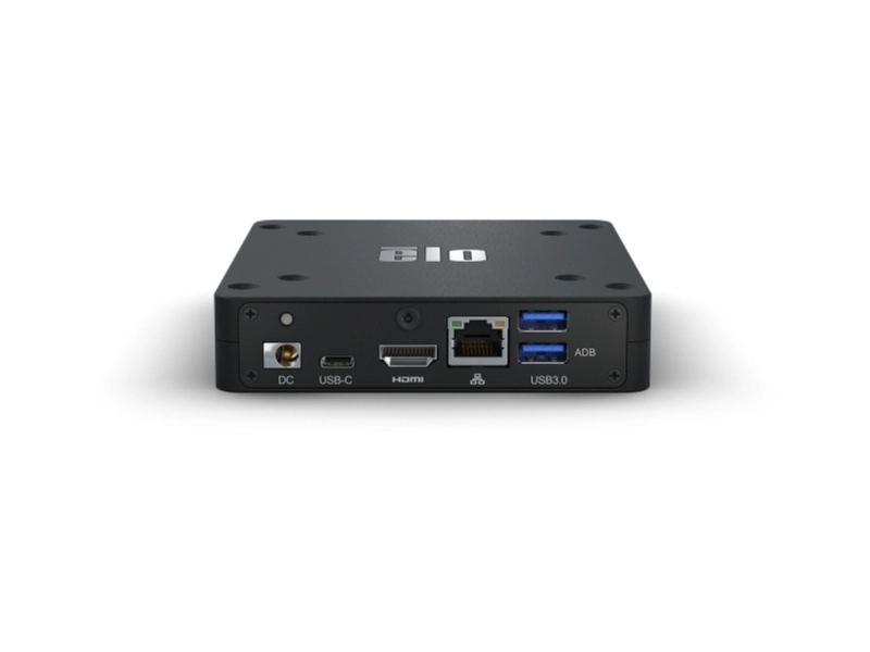Compact Android POS Computer Backpack 4 module with Rockchip RK3399, showing DC, USB-C, HDMI, LAN and USB 3.0 ports for Elo retail kiosks