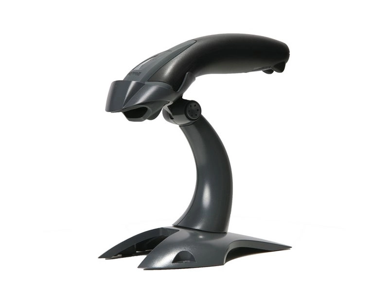 Honeywell Voyager 1400g black handheld 1D/2D PDF417 barcode scanner with USB kit and stand for retail, POS, warehouse and industry