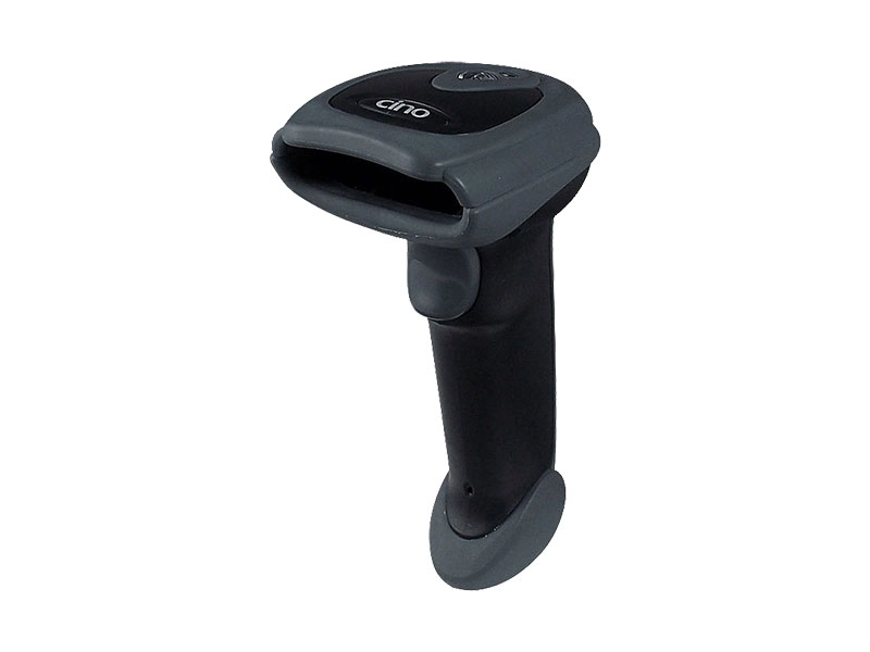 Cino FuzzyScan F780 black 1D USB handheld CCD barcode scanner for fast POS scanning in retail and hospitality