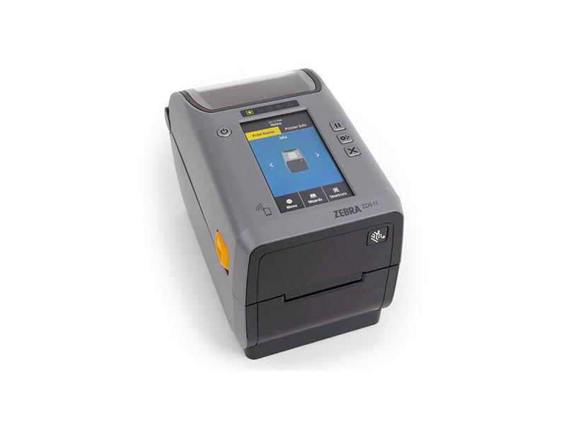 Etikettendrucker Zebra ZD611, thermotransfer, Farb-Display, 300dpi, USB + Bluetooth + Ethernet + WLAN, Peeler, schwarz, ZD6A123-T1EB02EZ