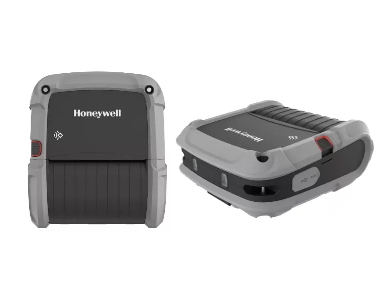 Honeywell mobiler Thermodrucker in grauem Gehäuse