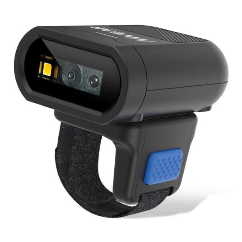Newland WD4 Bluetooth-Ringscanner für 1D/2D-Barcodes mit Fingerring und USB/BT Kit für Lager und Kommissionierung