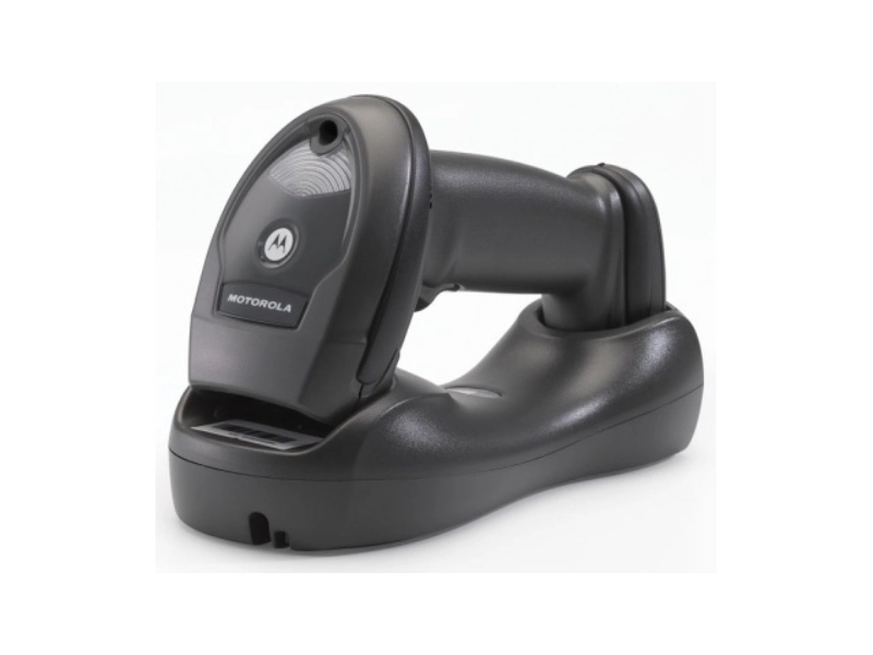 Zebra LI4278 1D Bluetooth-Barcodescanner in Schwarz mit Standard-Cradle und USB-Kabel, kabelloser Linear Imager für Kasse und Einzelhandel