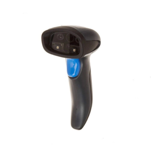 Datalogic QuickScan QD2430 1D/2D-USB-Handscanner mit blauem Auslöser, generalüberholter Barcodescanner für Kasse und POS