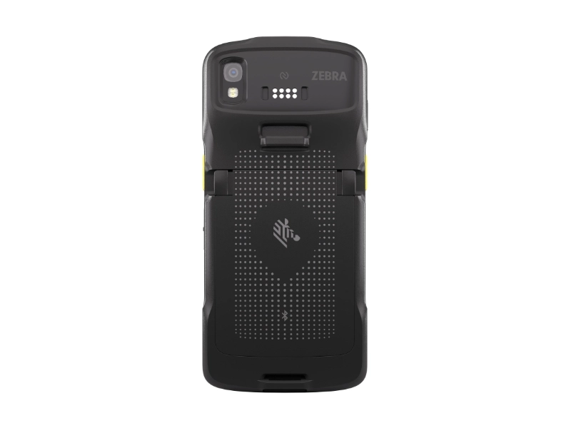 Rear view of the Zebra TC27 Android 2D imager, a rugged 5G and Wi-Fi 6E mobile computer for retail, warehouse and field scanning.