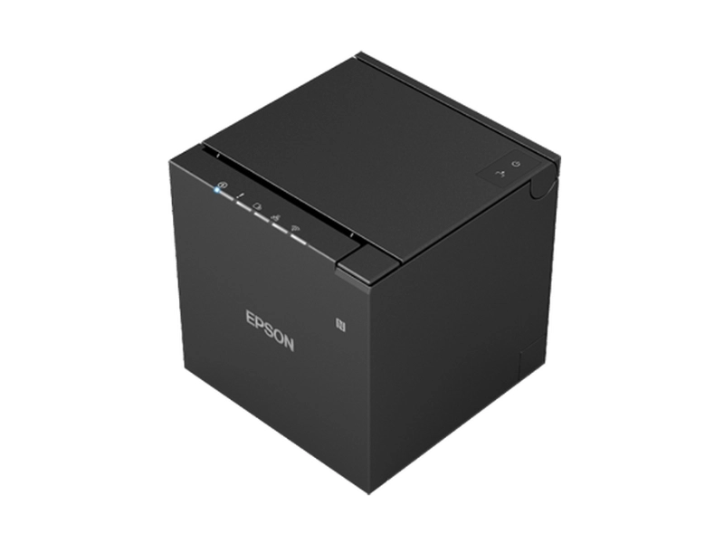 Schwarzer kompakter Epson POS-Thermodrucker
