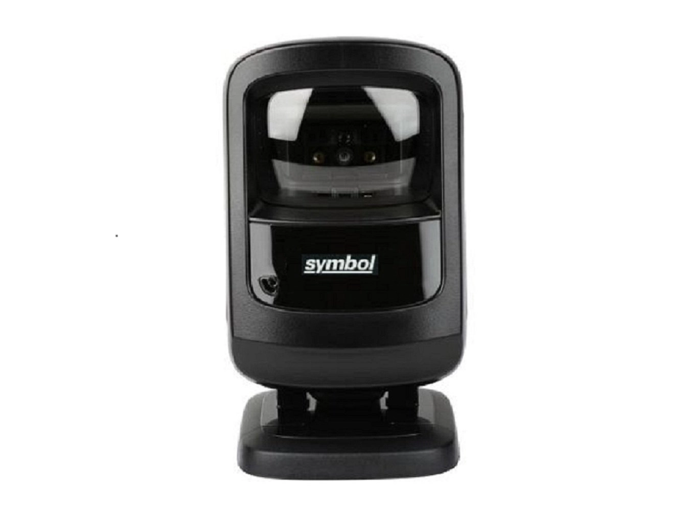 Schwarzer Zebra DS9208 USB 1D/2D Präsentationsscanner, omnidirektionaler Barcodescanner für POS, Tickets, Smartphone-Codes und SecurPharm