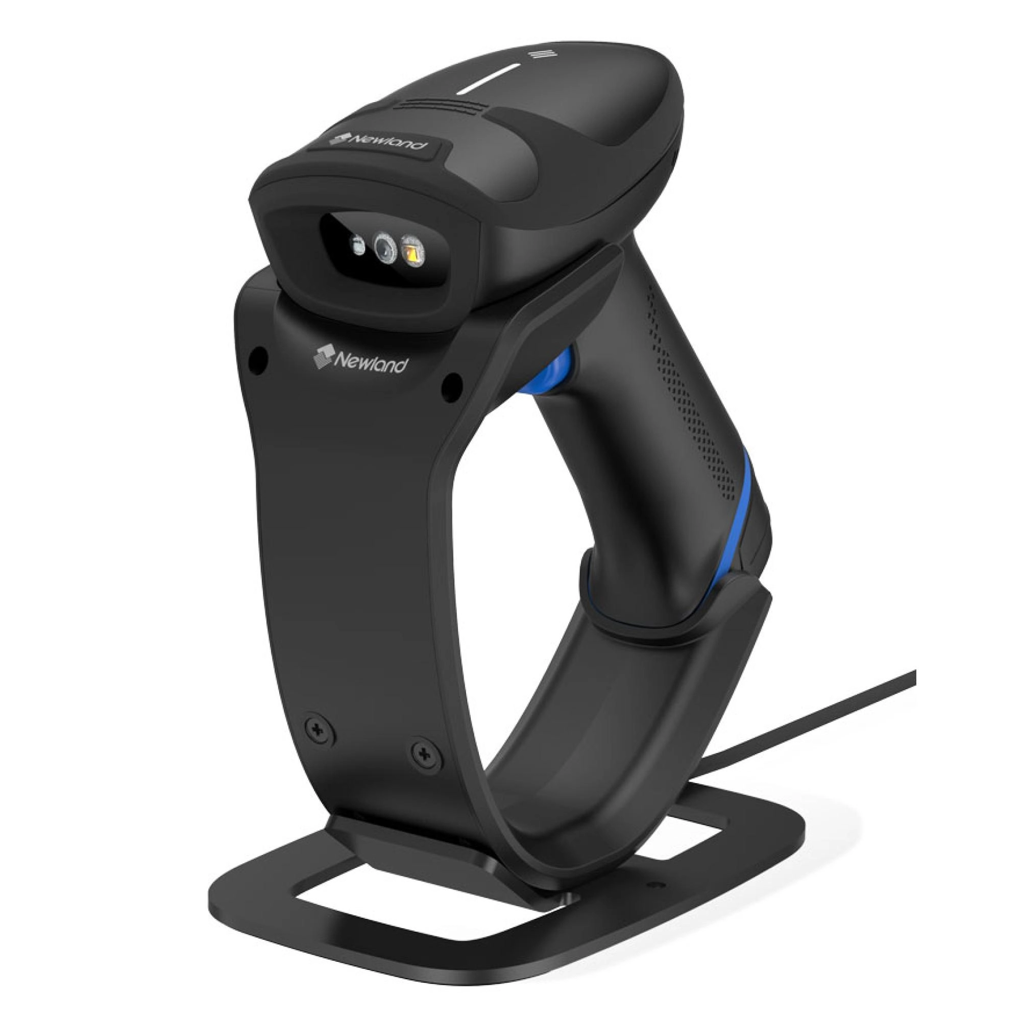 Newland HR33 Marlin NLS-HR3300-BT Bluetooth 2D barcode scanner with charging cradle for POS QR code and OCR scanning