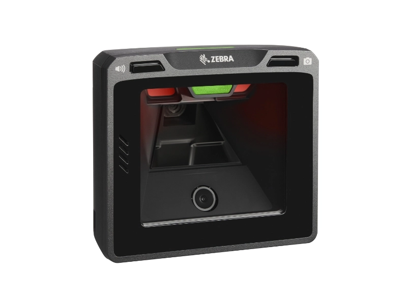 Zebra SP7201-V 1D/2D Präsentationsscanner mit USB und EAS, schwarzer Barcodescanner für schnellen Checkout am POS