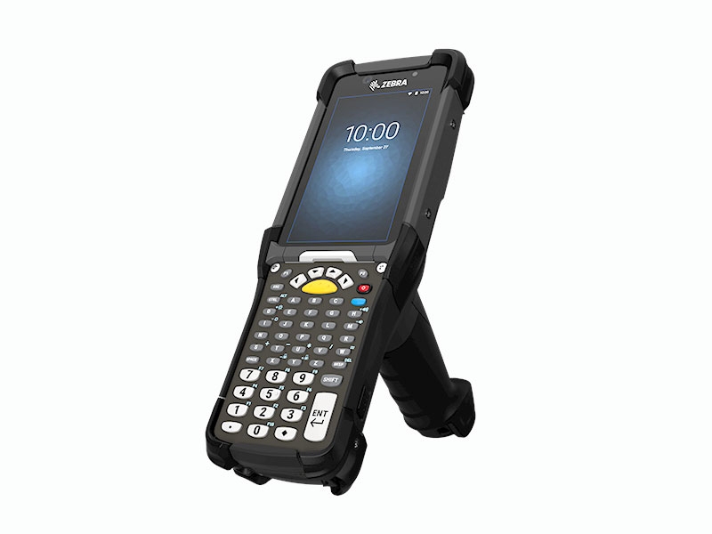 Mobiler Computer Zebra MC9300 mit Pistolengriff, Android, 53 Tasten, 5250 Emulation, NFC, rückseitige Kamera, MC930P-GSFGG4RW