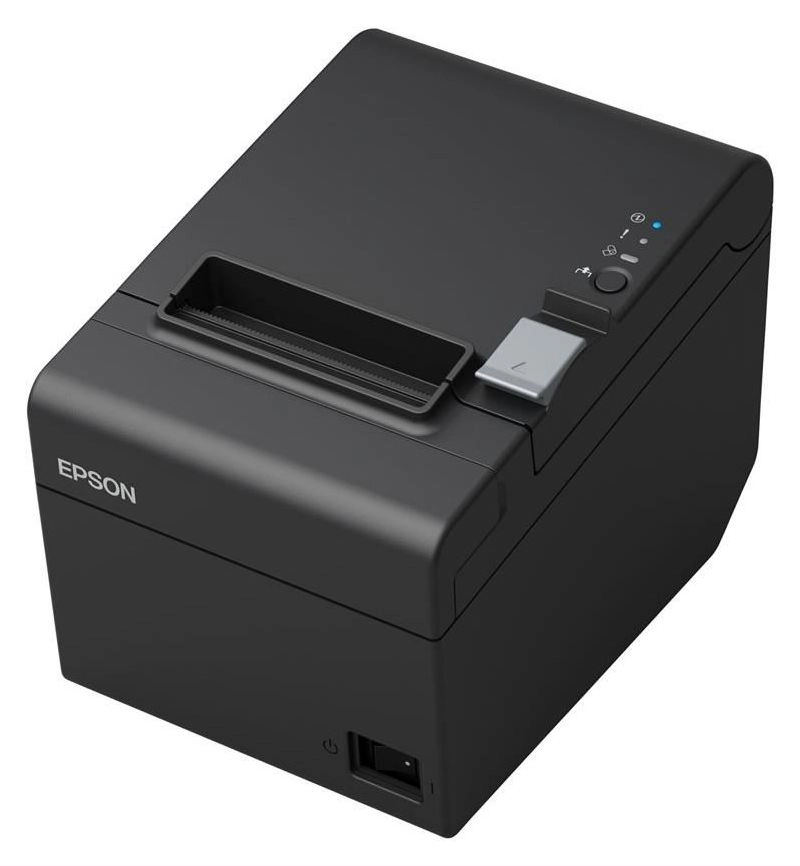 Epson TM-T20III Thermo-Bondrucker in Schwarz mit USB und LAN, 80 mm Belegdrucker für Kasse, Handel und Gastronomie