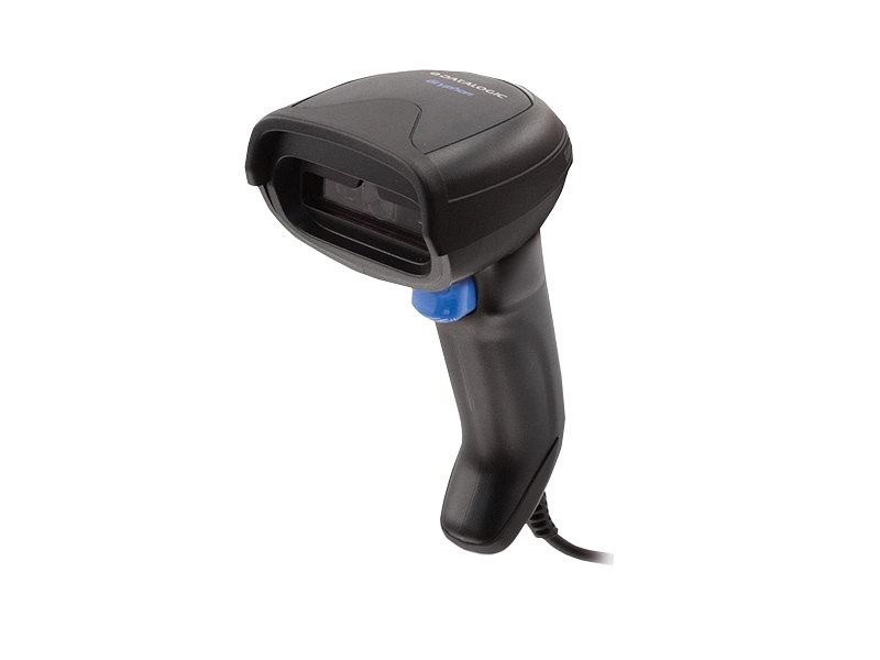 Datalogic Gryphon I GD4220 black corded USB 1D barcode scanner with ergonomic handle for retail and warehouse scanning