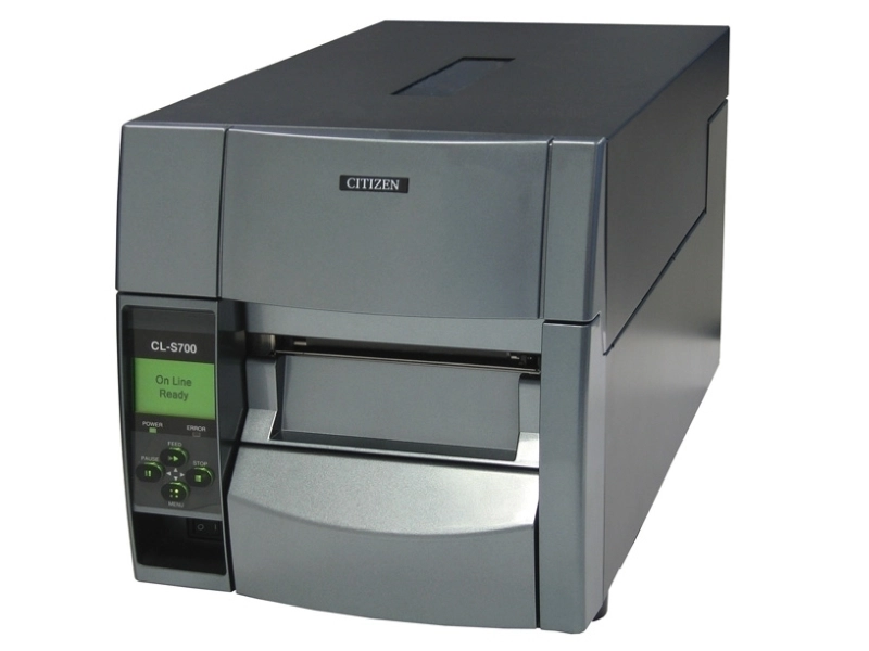 Citizen CL-S700DTII industrial direct thermal label printer for 203dpi barcode, shipping, logistics and warehouse labelling