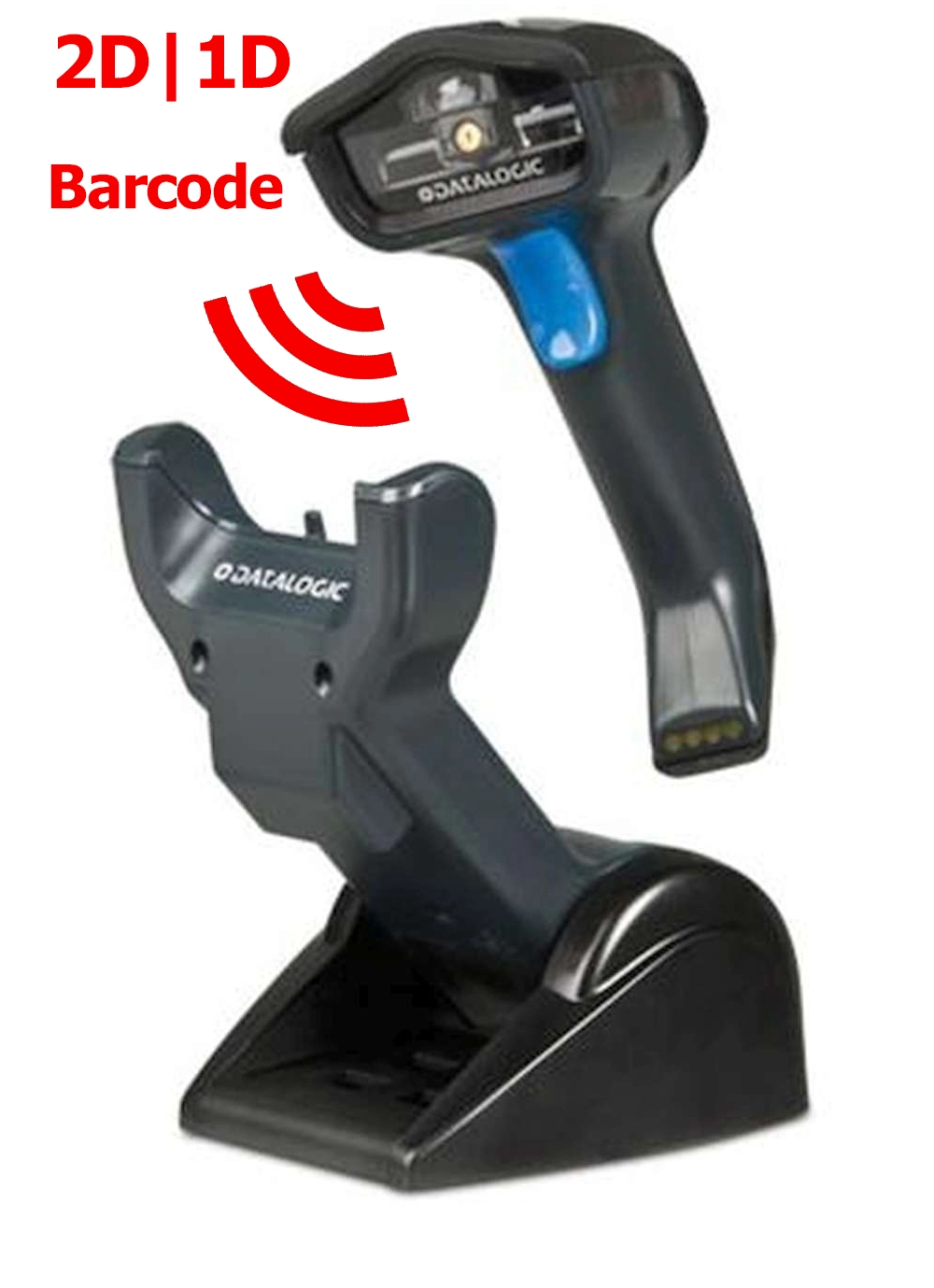 Refurbished Datalogic Gryphon GM4400 wireless 1D/2D barcode scanner with USB dock for POS and warehouse scanning
