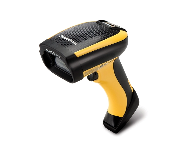 Datalogic PowerScan PBT9100-RB Bluetooth 1D industrial barcode scanner with IP65 protection, 100 m range and 50,000+ scans for warehouse use