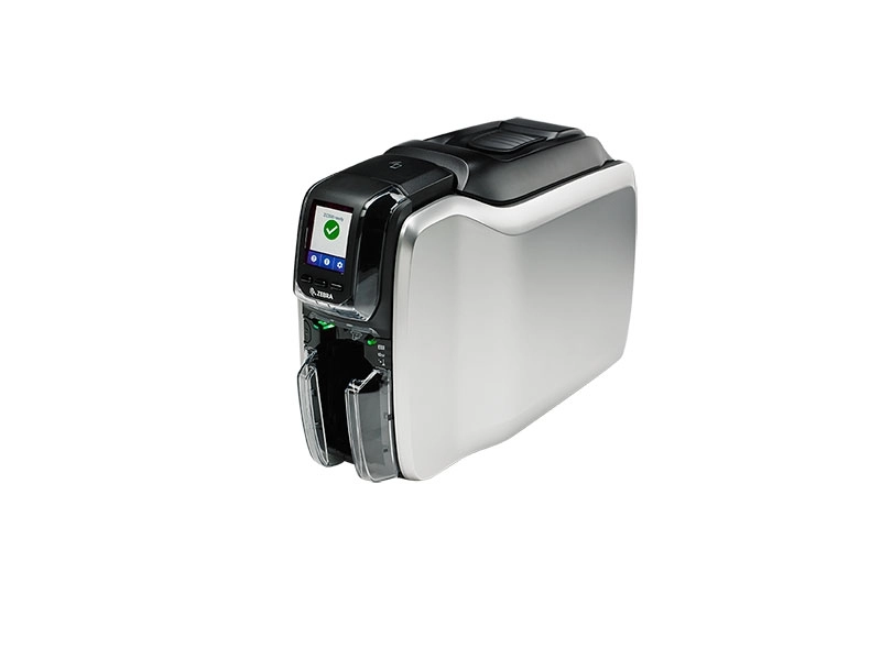 Zebra ZC300 single-sided card printer with USB, Ethernet and HiCo/LoCo magnetic encoding for ID and membership cards