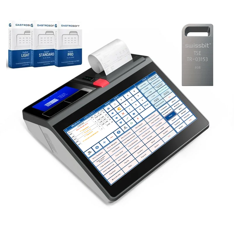 GastroSoft Touchscreen-Kasse mit TSE-Stick und POS-Software