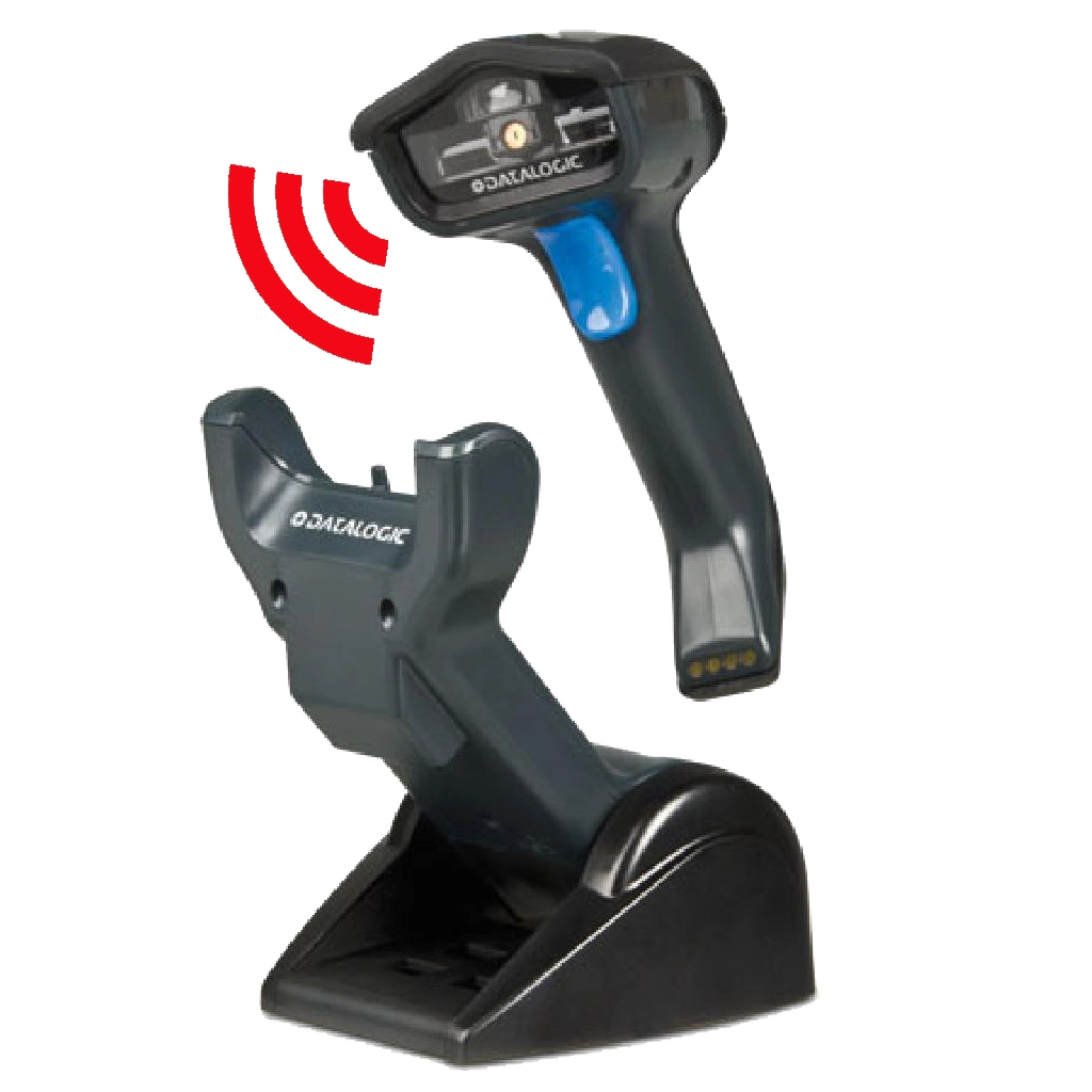 Datalogic Gryphon GM4100 kabelloser 1D-Barcodescanner mit USB-Dockingstation für Kasse, Lager und Logistik