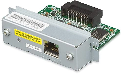 Schnittstellenmodul für Epson TM-T88V Bondrucker, LAN RJ45 Anschlusskarte für 80-mm-POS-Drucker in Schwarz