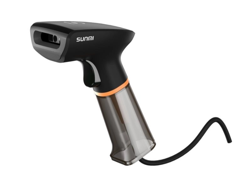 Sunmi U2 NS021 USB handheld barcode scanner for fast 1D and 2D code capture, including QR, PDF417 and Data Matrix, ideal for retail POS checkout