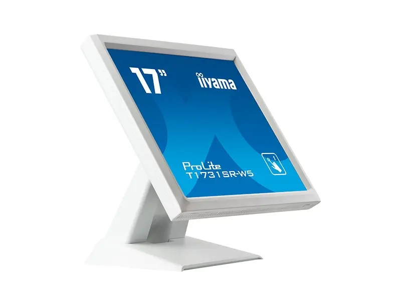Weißer iiyama ProLite T1731SR-W5 17 Zoll Touchmonitor